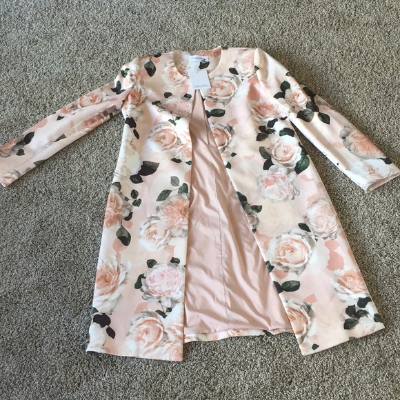 calvin klein floral jacket